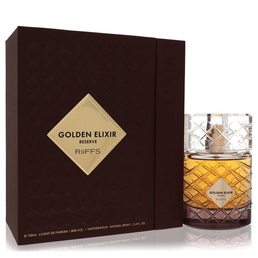 Riiffs Golden Elixir Reserve Extrait de Parfum Spray – Unisex 3.4 oz