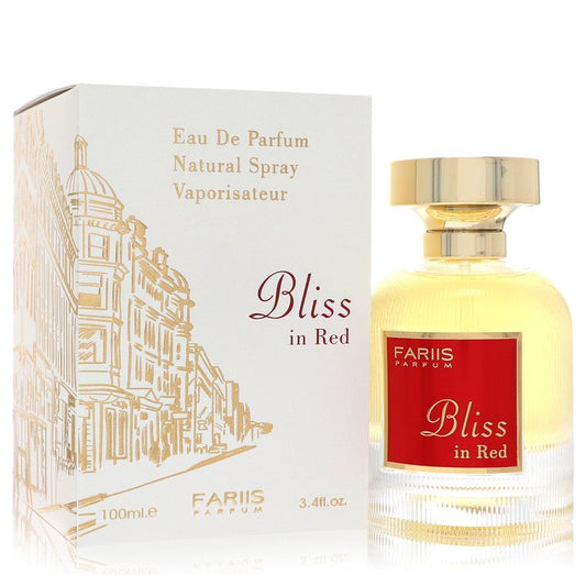 Fariis Bliss In Red by Fariis Parfum Eau De Parfum Spray (Unisex) 3.4 oz for Women - Fragrance Spice