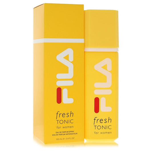 Fila Fresh Yellow Tonic by Fila Eau De Parfum Spray 3.4 oz for Women - Fragrance Spice