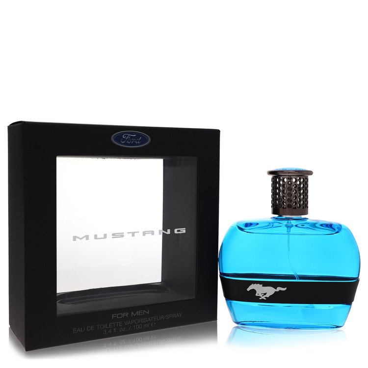 Ford Mustang Blue by Estee Lauder Eau De Toilette Spray 3.4 oz for Men - Fragrance Spice