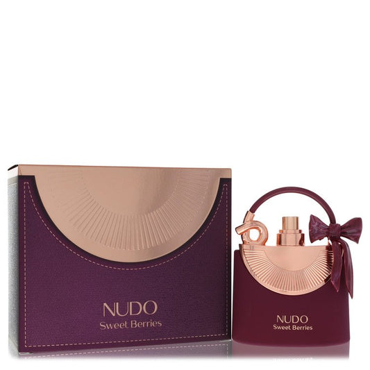 Fragrance World Nudo Sweet Berries by Fragrance World Eau De Parfum Spray (Unisex) 3.4 oz for Women - Fragrance Spice