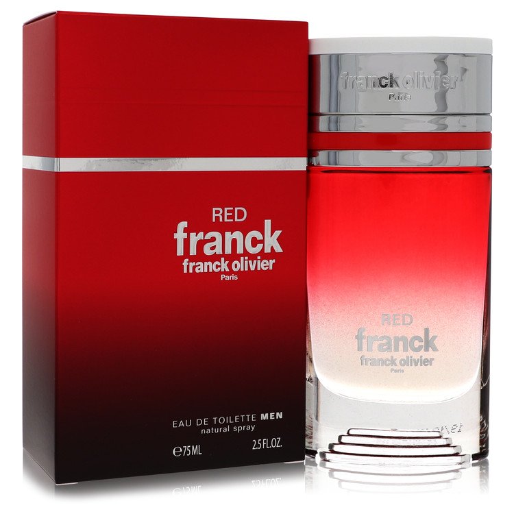 Franck Olivier Red Franck by Franck Olivier Eau De Toilette Spray 2.5 oz for Men - Fragrance Spice