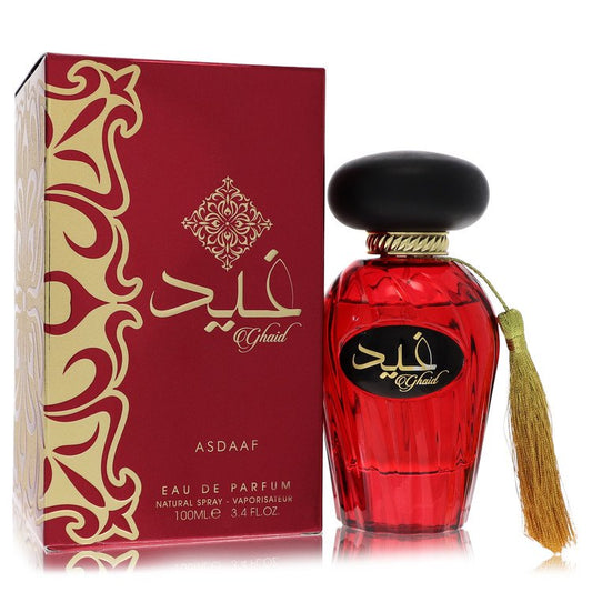 Ghaid by Asdaaf Eau De Parfum Spray (Unisex) 3.4 oz for Women - Fragrance Spice