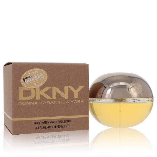 Golden Delicious DKNY by Donna Karan Eau De Parfum Spray 3.4 oz for Women - Fragrance Spice