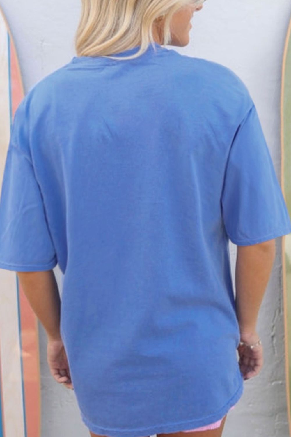 Graphic Round Neck Short Sleeve T-Shirt - Fragrance Spice