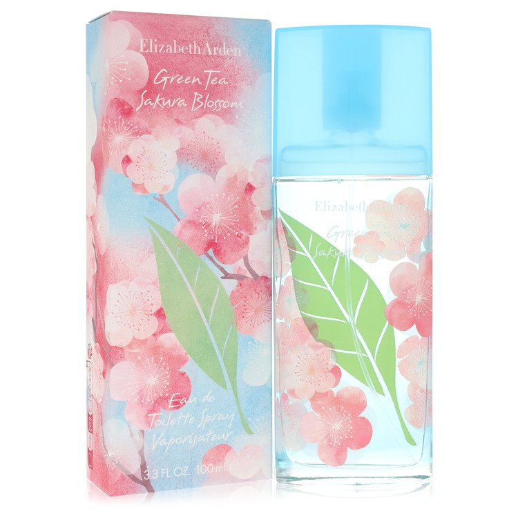 Green Tea Sakura Blossom by Elizabeth Arden Eau De Toilette Spray 3.3 oz for Women - Fragrance Spice