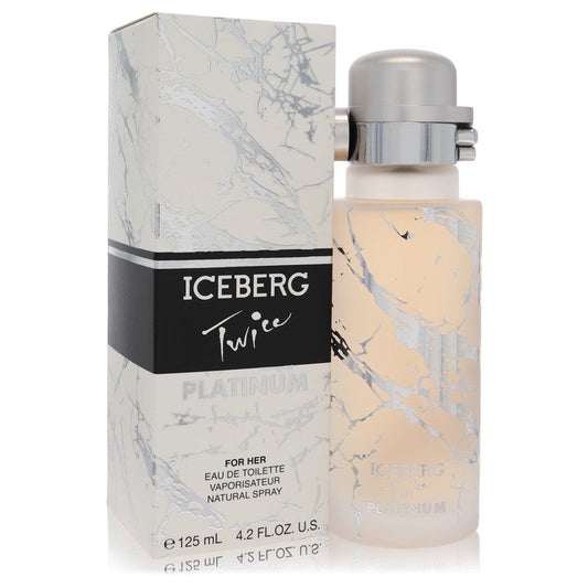 Iceberg Twice Platinum by Iceberg Eau De Toilette Spray 4.2 oz for Women - Fragrance Spice
