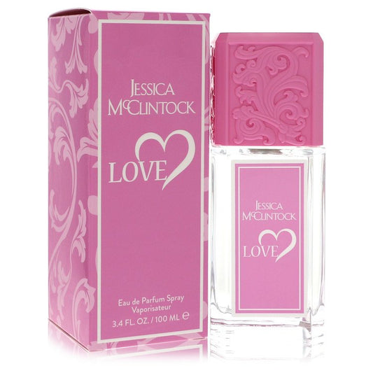 Jessica Mc Clintock Love by Jessica Mcclintock Eau De Parfum Spray 3.4 oz for Women - Fragrance Spice