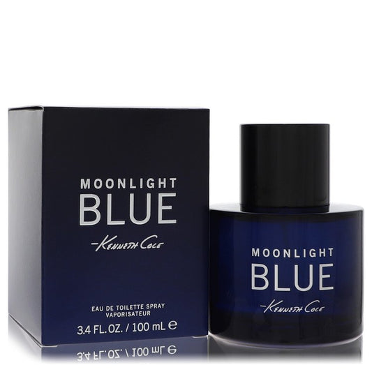 Kenneth Cole Moonlight Blue by Kenneth Cole Eau De Toilette Spray 3.4 oz for Men - Fragrance Spice