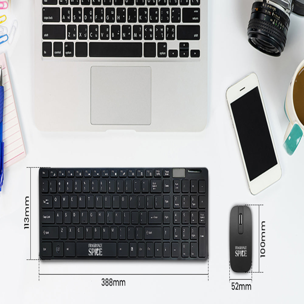 Wireless Keyboard and Mouse Combo – Ergonomic, Silent & Reliable