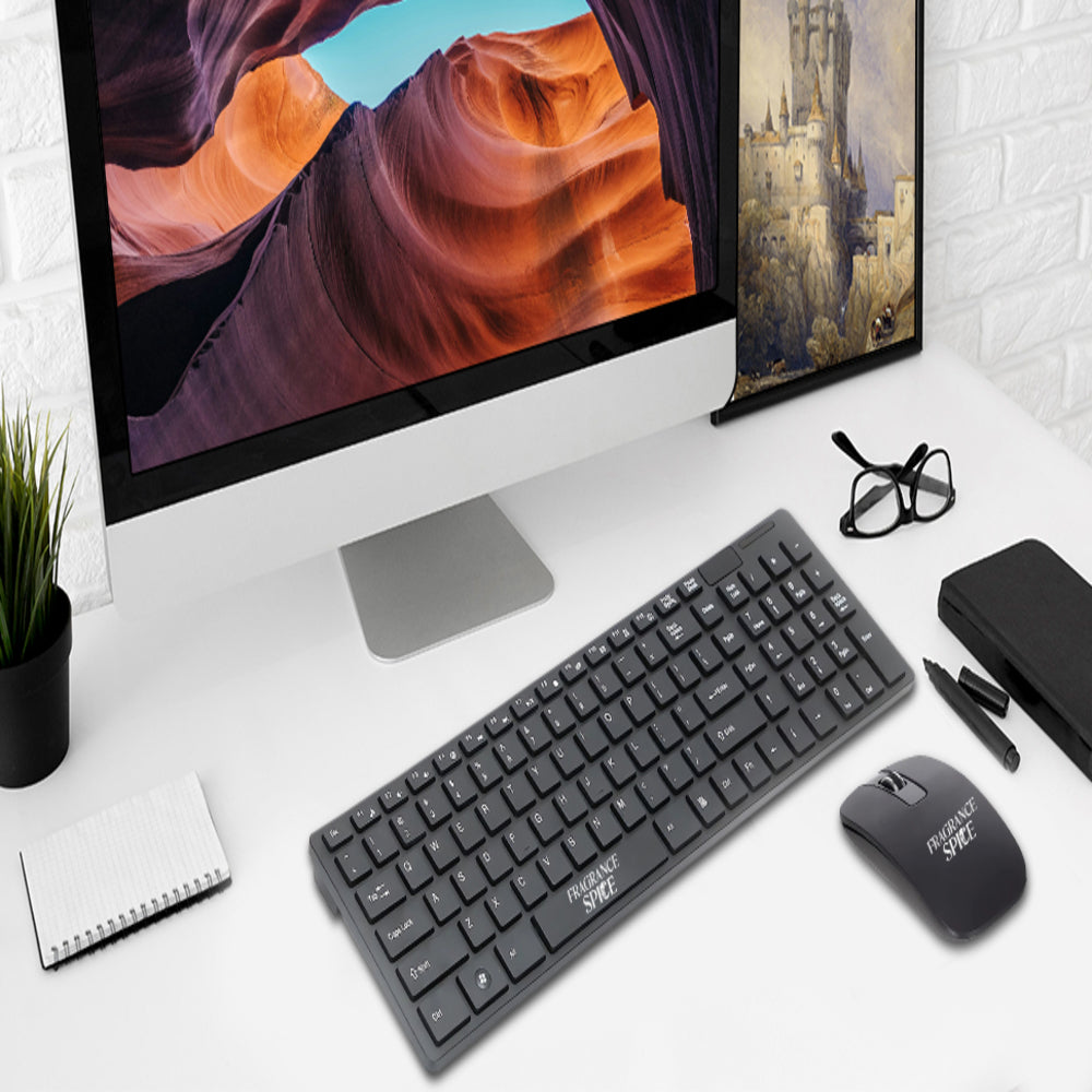 Wireless Keyboard and Mouse Combo – Ergonomic, Silent & Reliable