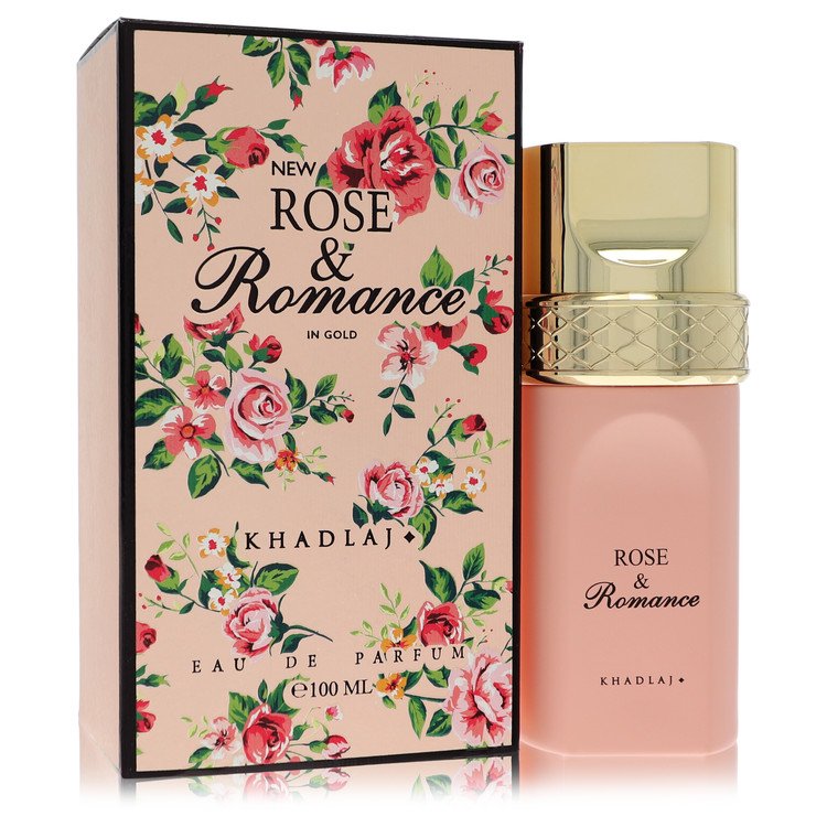 Khadlaj Rose & Romance In Gold by Khadlaj Eau De Parfum Spray 3.4 oz for Women - Fragrance Spice