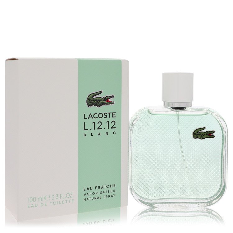 Lacoste Eau De Lacoste L.12.12 Blanc Eau Fraichie by Lacoste Eau De Toilette Spray 3.4 oz for Men - Fragrance Spice