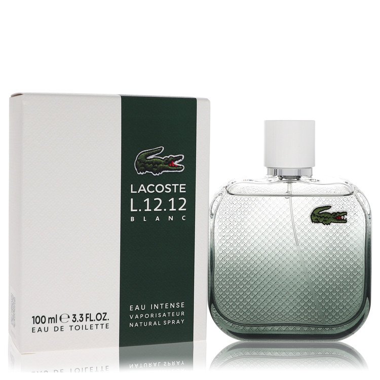 Lacoste Eau De Lacoste L.12.12 Blanc Eau Intense by Lacoste Eau De Toilette Spray 1.7 oz for Men - Fragrance Spice