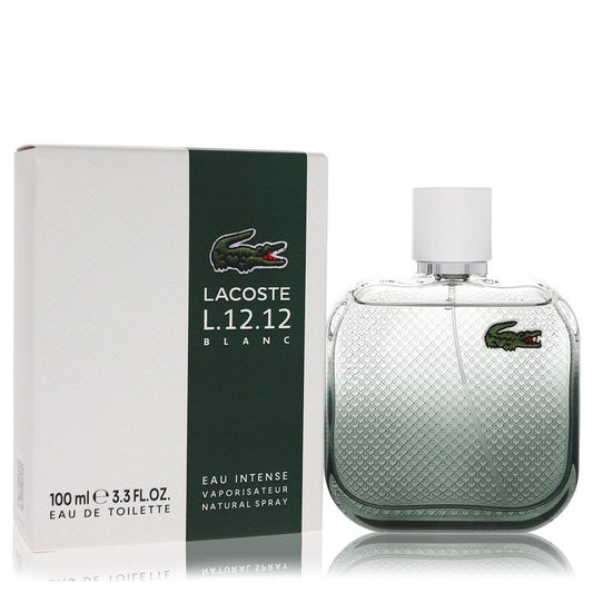 Lacoste Eau De Lacoste L.12.12 Blanc Eau Intense by Lacoste Eau De Toilette Spray 1.7 oz for Men - Fragrance Spice