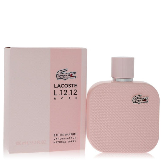 Lacoste Eau De Lacoste L.12.12 Rose by Lacoste Eau De Parfum Spray 1.7 oz for Women - Fragrance Spice