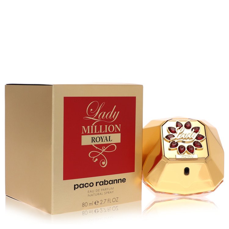 Lady Million Royal by Paco Rabanne Eau De Parfum Spray 2.7 oz for Women - Fragrance Spice