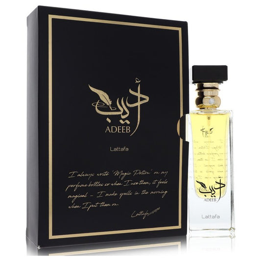 Lattafa Adeeb by Lattafa Eau De Parfum Spray (Unisex) 2.7 oz for Women - Fragrance Spice