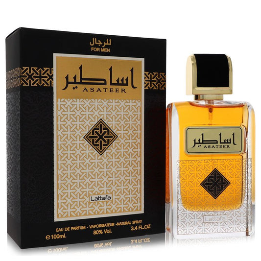 Lattafa Asateer by Lattafa Eau De Parfum Spray 3.4 oz for Men - Fragrance Spice