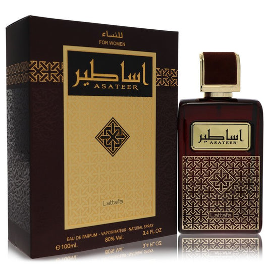 Lattafa Asateer by Lattafa Eau De Parfum Spray 3.4 oz for Women - Fragrance Spice
