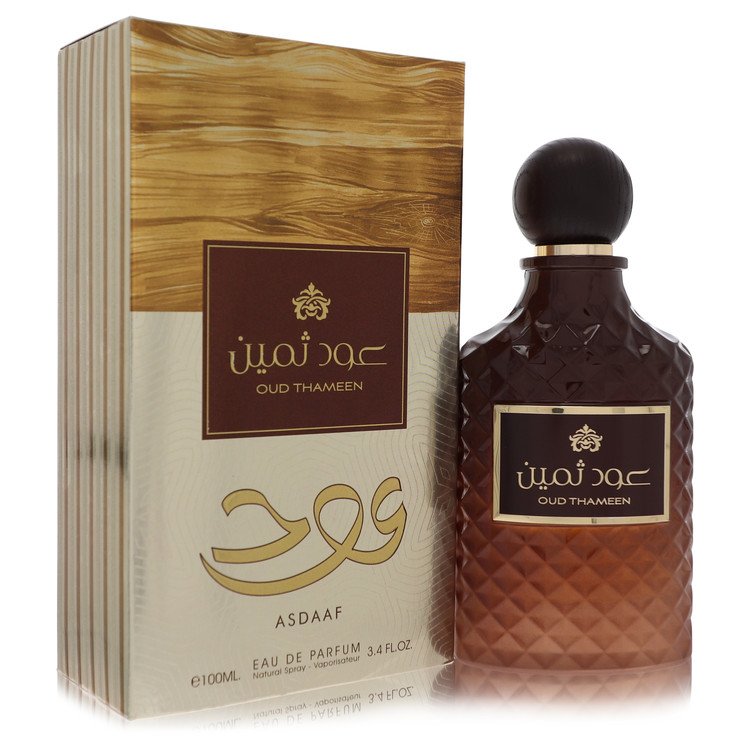 Lattafa Asdaaf Oud Thameen by Lattafa Eau De Parfum Spray (Unisex) 3.4 oz for Men - Fragrance Spice