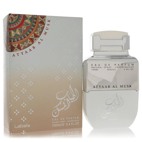 Lattafa Atyaab Al Musk by Lattafa Eau De Parfum Spray (Unisex) 3.4 oz for Women - Fragrance Spice
