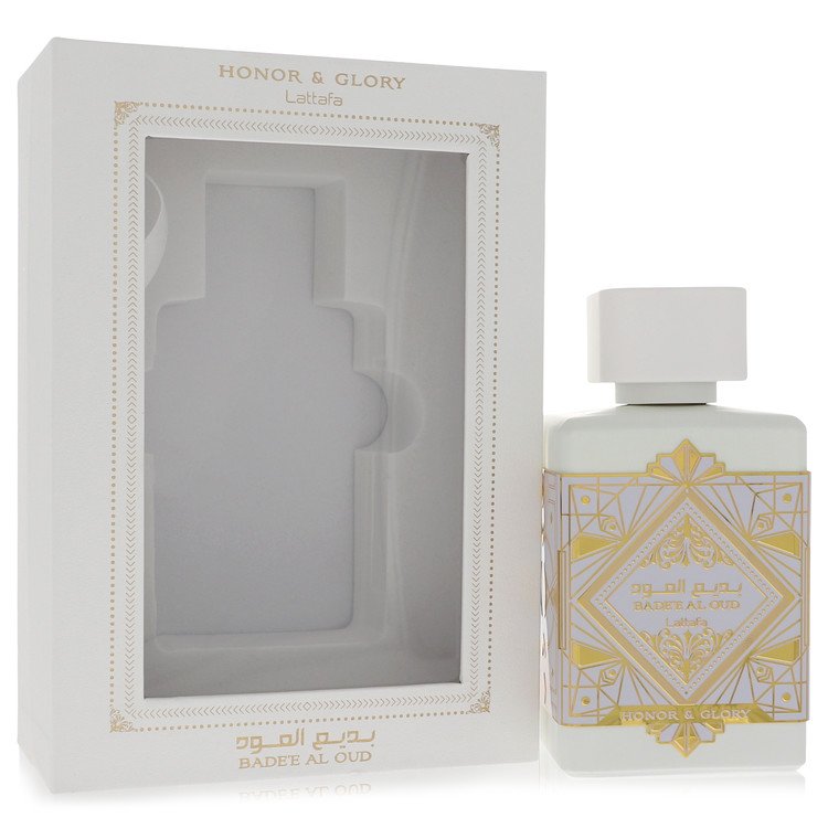 Lattafa Badee Al Oud Honor & Glory by Lattafa Eau De Parfum Spray (Unisex) 3.4 oz for Men - Fragrance Spice