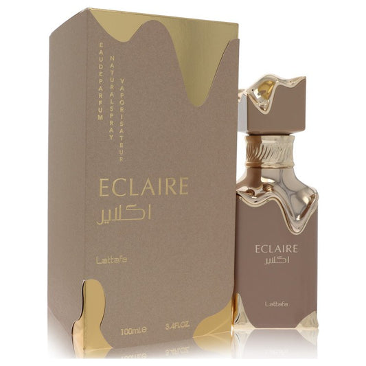 Lattafa Eclaire by Lattafa Eau De Parfum Spray (Unisex) 3.4 oz for Men - Fragrance Spice