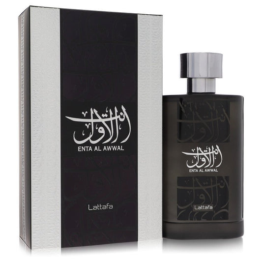 Lattafa Enta Al Awwal by Lattafa Eau De Parfum Spray (Unisex) 3.4 oz for Men - Fragrance Spice