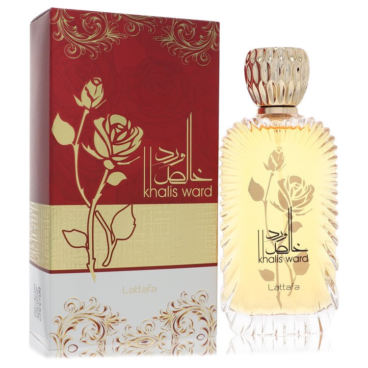 Lattafa Khalis Ward by Lattafa Eau De Parfum Spray (Unisex) 2.72 oz for Women - Fragrance Spice