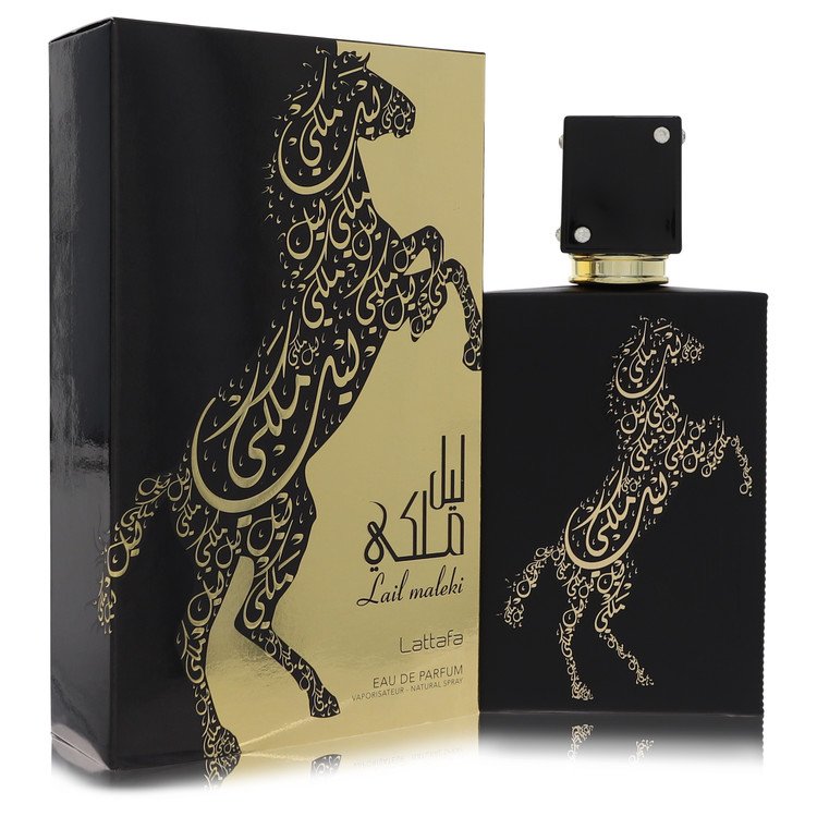 Lattafa Lail Maleki by Lattafa Eau De Parfum Spray (Unisex) 3.4 oz for Men - Fragrance Spice