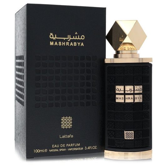 Lattafa Mashrabya by Lattafa Eau De Parfum Spray (Unisex) 3.4 oz for Women - Fragrance Spice