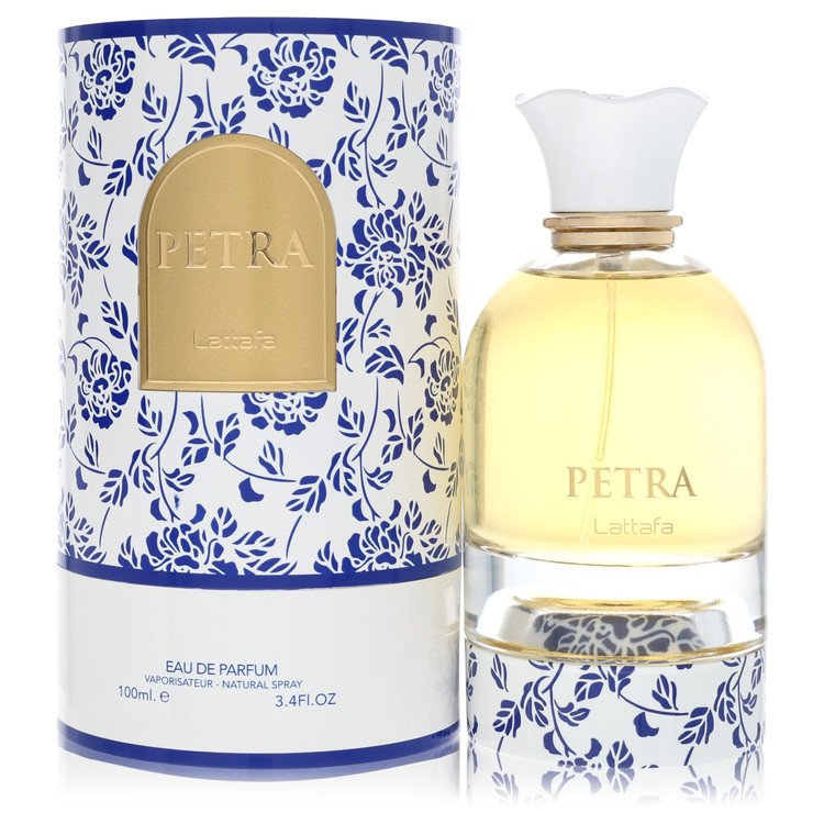 Lattafa Petra by Lattafa Eau De Parfum Spray (Unisex) 3.4 oz for Women - Fragrance Spice
