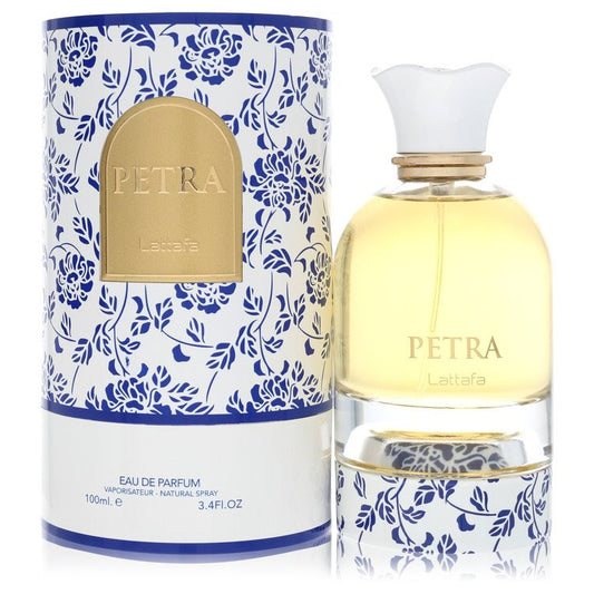 Lattafa Petra by Lattafa Eau De Parfum Spray (Unisex) 3.4 oz for Women - Fragrance Spice