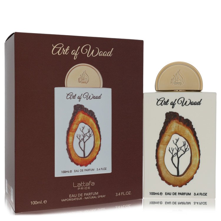 Lattafa Pride Art of Wood by Lattafa Eau De Parfum Spray (Unisex) 3.4 oz for Men - Fragrance Spice