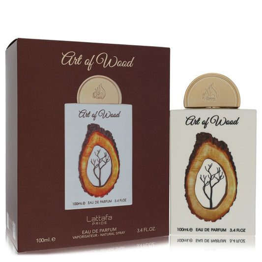Lattafa Pride Art of Wood by Lattafa Eau De Parfum Spray (Unisex) 3.4 oz for Men - Fragrance Spice