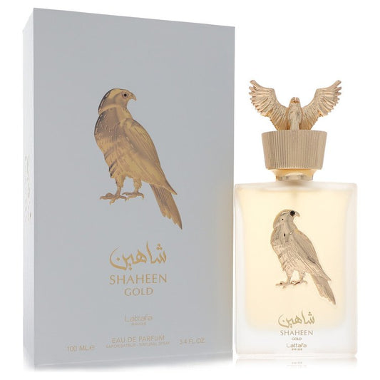 Lattafa Pride Shaheen Gold by Lattafa Eau De Parfum Spray 3.4 oz for Women - Fragrance Spice