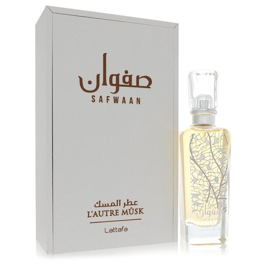 Lattafa Safwaan L'autre Musk by Lattafa Eau De Parfum Spray (Unisex) 3.4 oz for Women - Fragrance Spice
