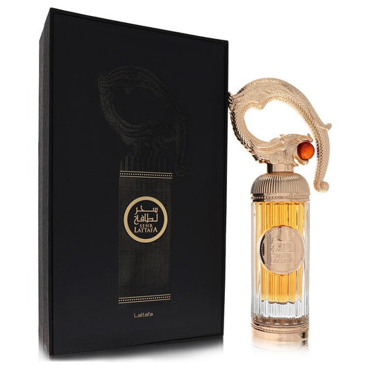Lattafa Sehr by Lattafa Eau De Parfum Spray 3.4 oz for Men - Fragrance Spice