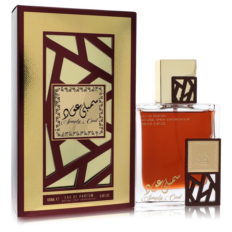 Lattafa Simply Oud by Lattafa Eau De Parfum Spray (Unisex) 3.4 oz for Men - Fragrance Spice