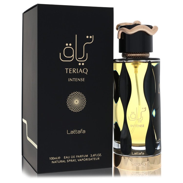 Lattafa Teriaq Intense by Lattafa Eau De Parfum Spray (Unisex) 3.4 oz for Men - Fragrance Spice