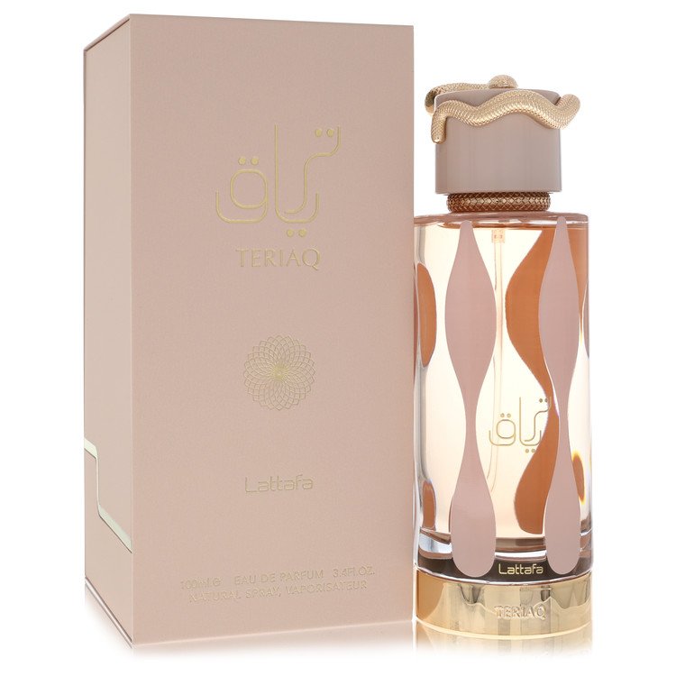 Lattafa Teriaq by Lattafa Eau De Parfum Spray (Unisex) 3.4 oz for Women - Fragrance Spice