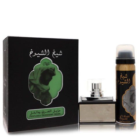 Lattfa Sheikh Al Shuyukh by Lattafa Eau De Parfum Spray With  1.7 oz Deodorant Spray 1.7 oz for Men - Fragrance Spice