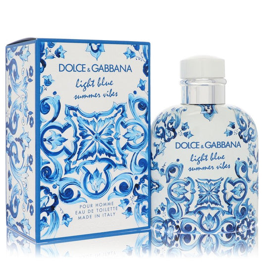 Light Blue Summer Vibes by Dolce & Gabbana Eau De Toilette Spray 4.2 oz for Men - Fragrance Spice