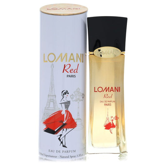 Lomani Red by Lomani Eau De Parfum Spray 3.3 oz for Women - Fragrance Spice