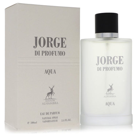 Maison Alhambra Jorge Di Profumo Aqua by Maison Alhambra Eau De Parfum Spray 3.4 oz for Men - Fragrance Spice