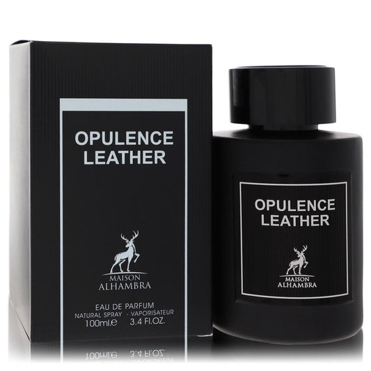 Maison Alhambra Opulence Leather by Maison Alhambra Eau De Parfum Spray 3.4 oz for Men - Fragrance Spice