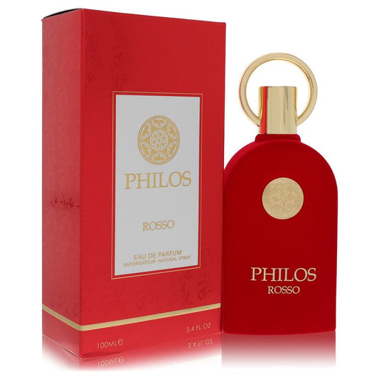 Maison Alhambra Philos Rosso by Maison Alhambra Eau De Parfum Spray 3.4 oz for Men - Fragrance Spice