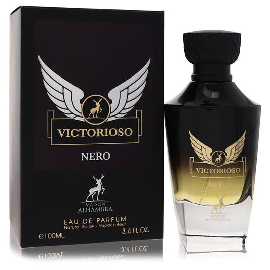 Maison Alhambra Victorioso Nero by Maison Alhambra Eau De Parfum Spray 3.4 oz for Men - Fragrance Spice