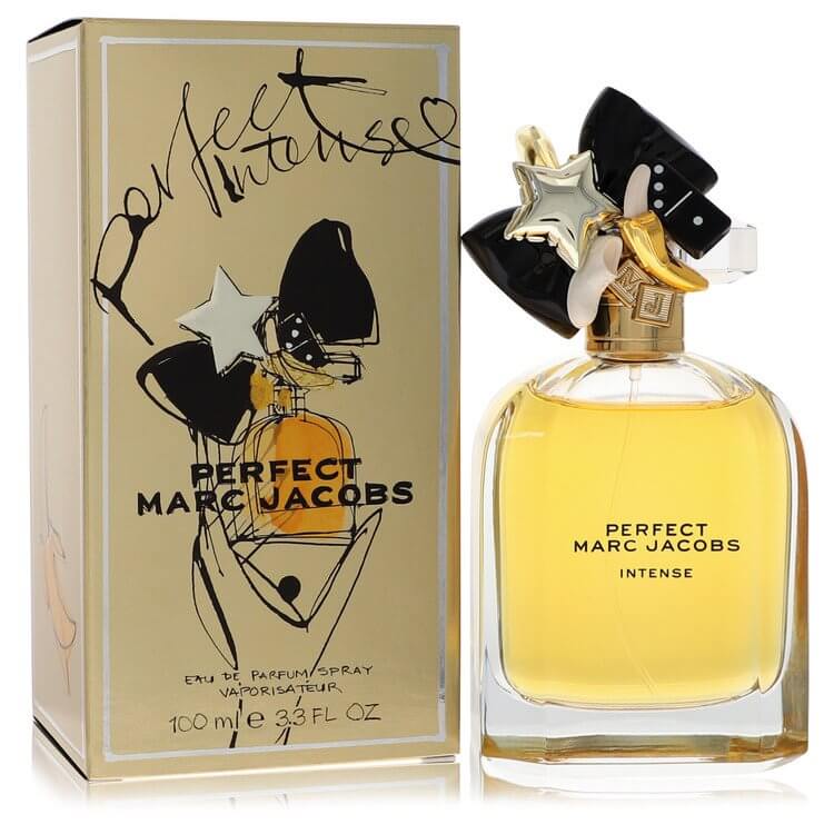 Marc Jacobs Perfect Intense by Marc Jacobs Eau De Parfum Spray 3.4 oz for Women - Fragrance Spice